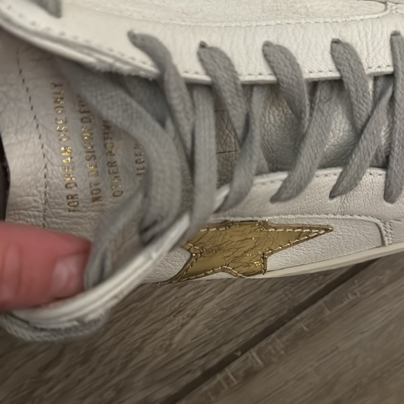 Golden goose hi star D2 white gold lilac worn once ! - Picture 7 of 12